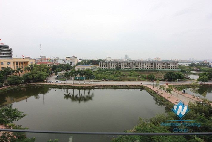 Nice view apartment for rent at Trinh Cong Son street, Tay Ho, Ha Noi